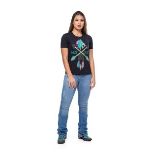 CAMISETA FEMININA WEST DUST - DESERT - BL27018